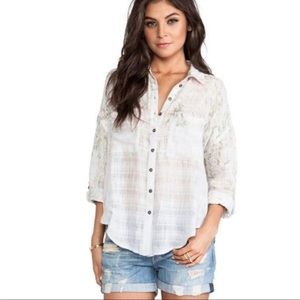 Free People Button Down